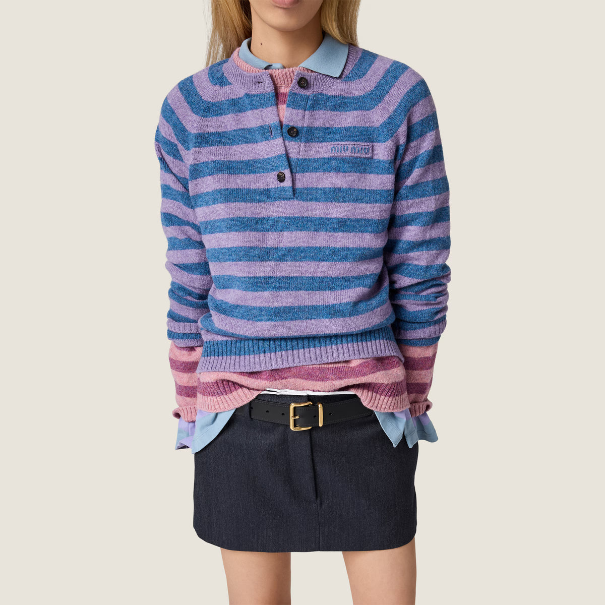 Striped wool sweater